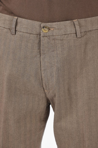 Herringbone Tapered Fit MARAIS.L.603 Chino Pants