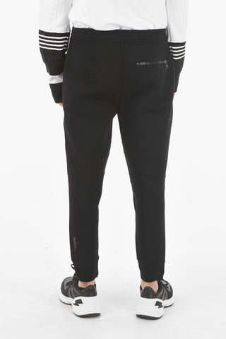 Jersey BONDED Biker Joggers with Low Crotch
