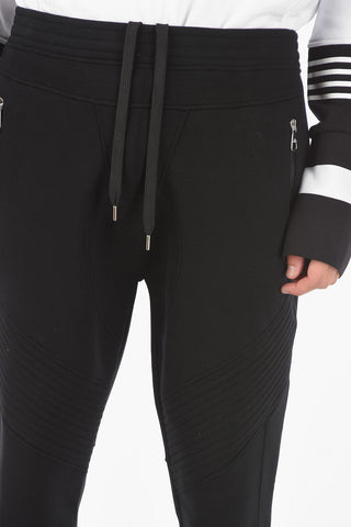 Jersey BONDED Biker Joggers with Low Crotch