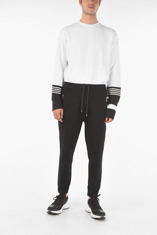 Jersey BONDED Biker Joggers with Low Crotch