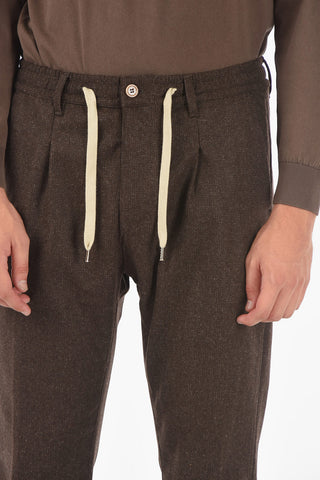 4 pockets single pleat MITTE pants