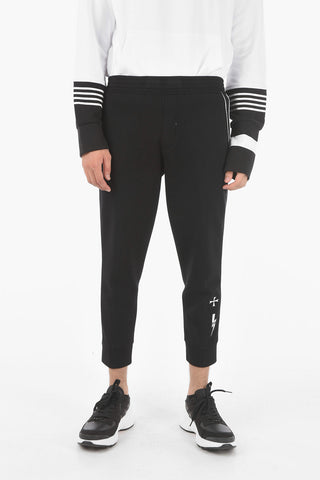 Joggers SPORT STRIPE in Jersey con Bande Laterali a Contrasto