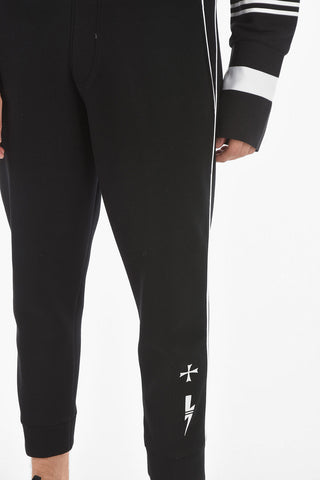 Joggers SPORT STRIPE in Jersey con Bande Laterali a Contrasto