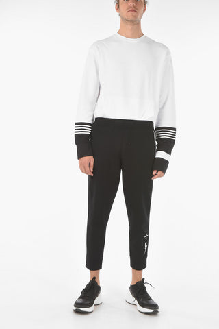 Joggers SPORT STRIPE in Jersey con Bande Laterali a Contrasto