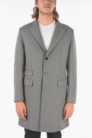 Raw Cut edged TRAVEL WOOL SKINNY Coat