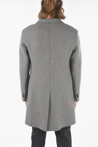 Raw Cut edged TRAVEL WOOL SKINNY Coat