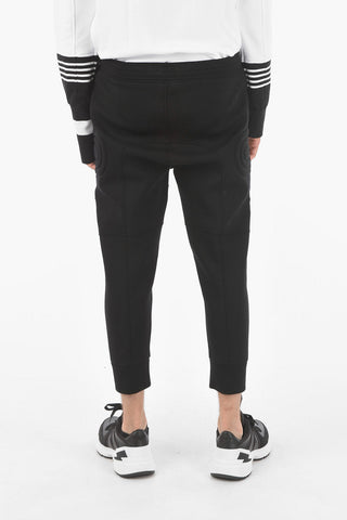 Jersey TRICOLOR Biker Joggers with Embossed Details