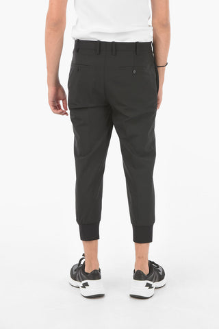 Pantaloni Chino TAILORED con Polsini alla Caviglia a Costine