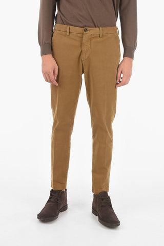 belt loops solid color MARAIS.S. chino pants