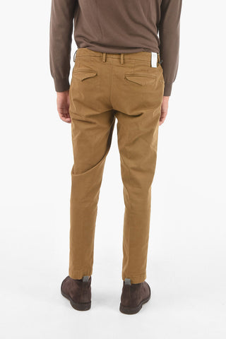 belt loops solid color MARAIS.S. chino pants
