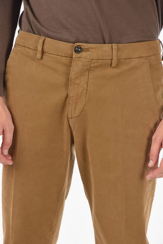 belt loops solid color MARAIS.S. chino pants