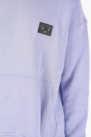 Hooded TRAVEL FRENCH TERRY Sweatshirt with Iconic Piercing Detail