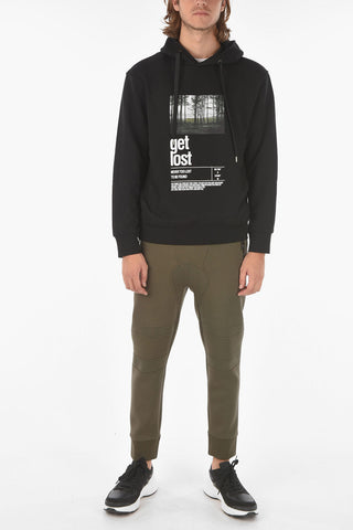 Felpa Hoodie GET LOST con Stampa