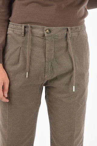 Drawstring Waist Carrot Fit  MITTE.608 Chino Pants