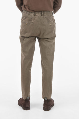 Drawstring Waist Carrot Fit  MITTE.608 Chino Pants