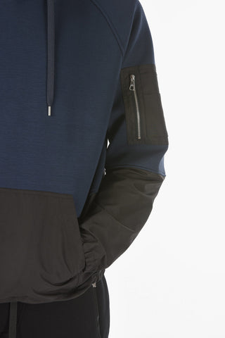 Felpa Hoodie TRAVEL BONDED con Maxi Tasca Frontale