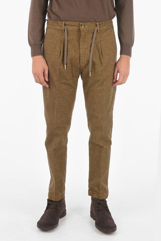 Drawstring Waist Carrot Fit  MITTE.605 Chino Pants