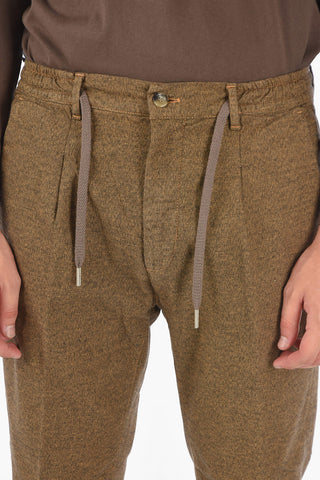 Drawstring Waist Carrot Fit  MITTE.605 Chino Pants