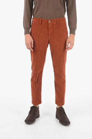 Pantaloni MARAIS.S. in velluto a coste con passanti