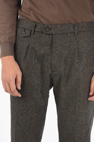 herringbone patterned RAVAL1P.L. chinos