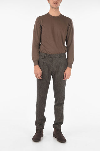 herringbone patterned RAVAL1P.L. chinos