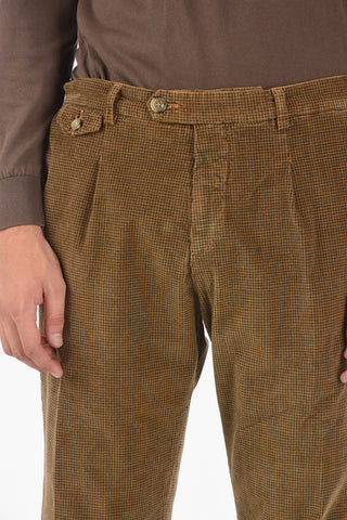 Pantaloni Chino RAVAL1P.L612 a Quadretti Smooth Fit