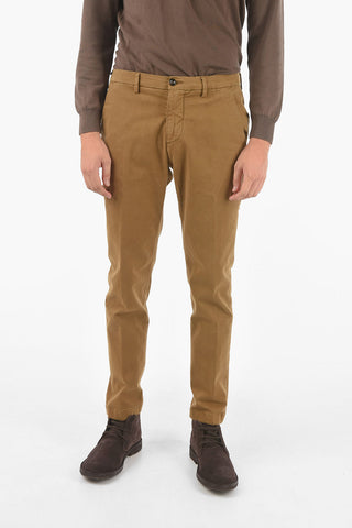 belt loops stretch cotton MARAIS.L. chino pants