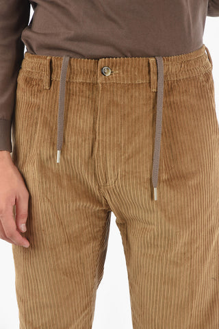 single pleat MITTE corduroy pants