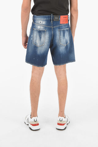 Shorts BOXER in denim stretch 