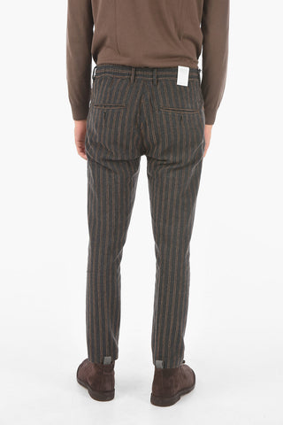drawstring waist striped MITTE pants