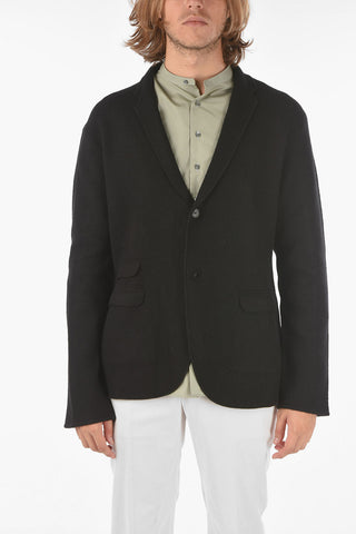 Flap Pocket TRAVEL BOILED Knitted Blazer