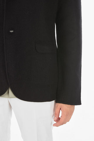 Flap Pocket TRAVEL BOILED Knitted Blazer