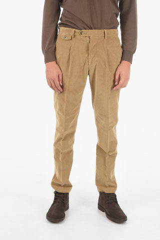 smooth fit single pleat  RAVAL1P.L pants