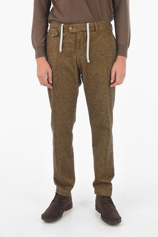 Smooth Fit RAVALC.L.605 Chino Pants with Drawstring Waist