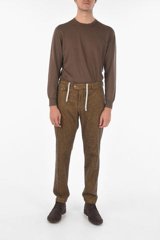 Smooth Fit RAVALC.L.605 Chino Pants with Drawstring Waist