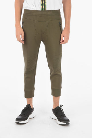 Jersey DOUBLE BONDED Biker Joggers with Low Crotch