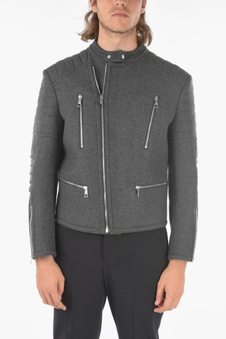 Decentralized Zip AUTHENTIC Biker Bomber Jacket