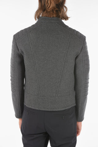 Decentralized Zip AUTHENTIC Biker Bomber Jacket