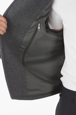 Decentralized Zip AUTHENTIC Biker Bomber Jacket