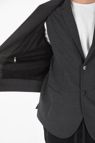 Integrated Blazer DOUBLE LAYER Bomber Jacket
