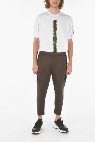 Jersey TRICOLOR Biker Jogger with Embossed Details