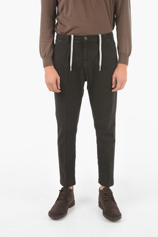 Drawstring Waist Carrot Fit  MITTE.605 Chino Pants