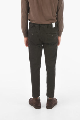 Drawstring Waist Carrot Fit  MITTE.605 Chino Pants