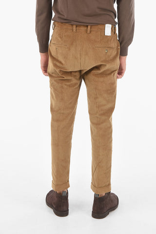 double pleat corduroy S.RAVAL2P.L. pants