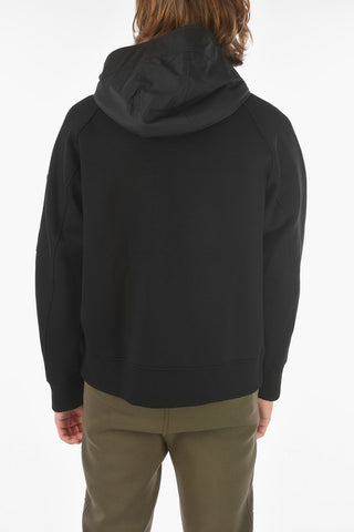 Felpa TRAVEL BONDED con Cappuccio e Dettagli in Nylon