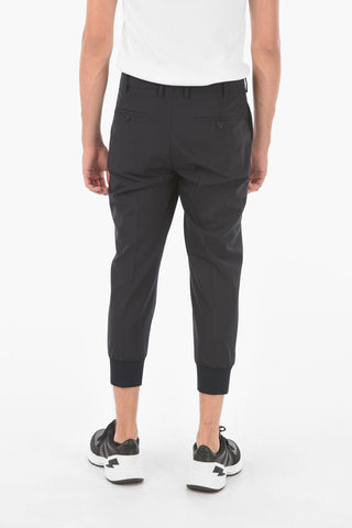 Pantaloni Chino TAILORED con Polsini alla Caviglia a Costine