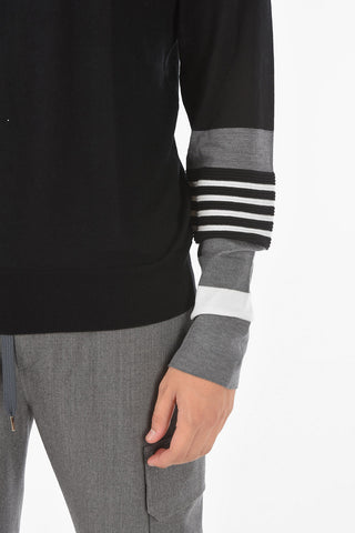 Crew Neck TRAVEL STRIPED Cashmere Blend Sweater