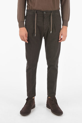 Drawstring Waist Carrot Fit  MITTE.605 Chino Pants