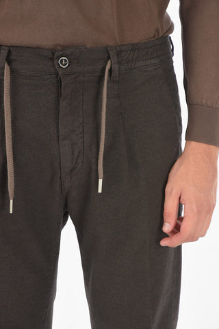 Drawstring Waist Carrot Fit  MITTE.605 Chino Pants