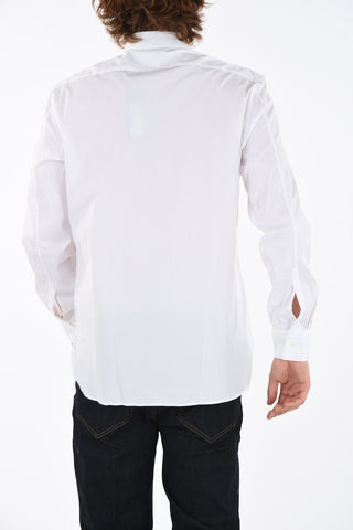Popeline THUNDERBOLT Shirt with Thunderbolt Print on Collar